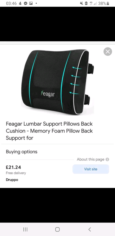 feagar lumbar support